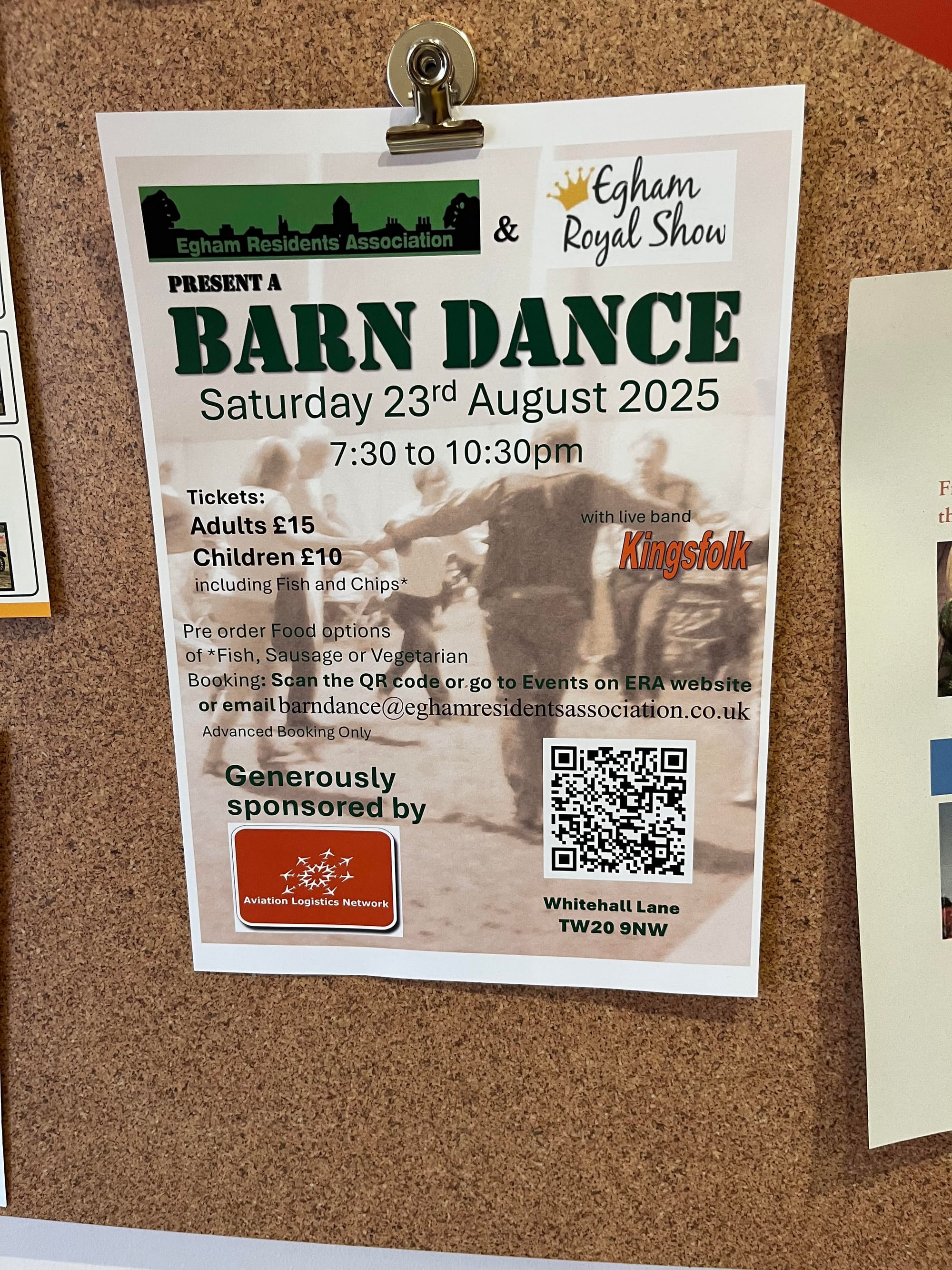 Poster for Barn Dance in Egham